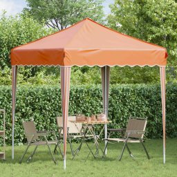 vidaXL Pop-up partytent 195 x 195 x 245 cm Oranje Oxford Stof