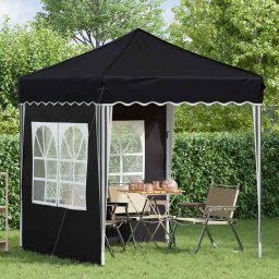 vidaXL Pop-up partytent 195 x 195 x 245 cm Antracietkleurig