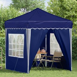 vidaXL Pop-up partytent 195 x 195 x 245 cm Blauw Oxford Stof
