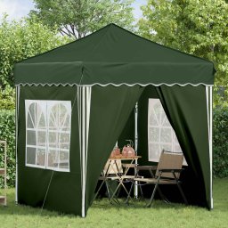 vidaXL Pop-up partytent 195 x 195 x 245 cm Groen Oxford Stof