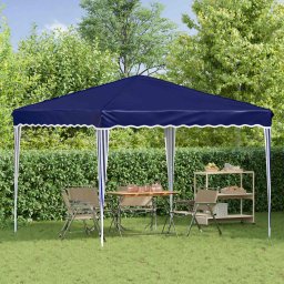vidaXL Pop-up partytent 288 x 288 x 245 cm Blauw Oxford Stof