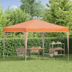 vidaXL Pop-up partytent 288 x 288 x 245 cm Oranje Oxford Stof