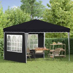 vidaXL Pop-up partytent 288 x 288 x 245 cm Antraciet Oxford Stof