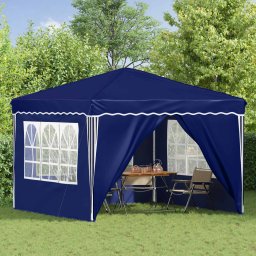 vidaXL Pop-up partytent 288 x 288 x 245 cm Blauw Oxford Stof