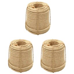 vidaXL Touw 3 st 14 mm sisal