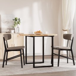 vidaXL Tafelblad rond Ø 90x2 cm massief acaciahout
