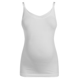 Noppies - Maat M/L - Naadloze Voedingstop Seamless - White