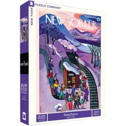 The New Yorker - Skiing Express Puzzel (500 XXL stukjes)