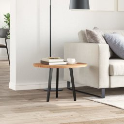 vidaXL Tafelblad rond Ø 60x2 cm massief acaciahout