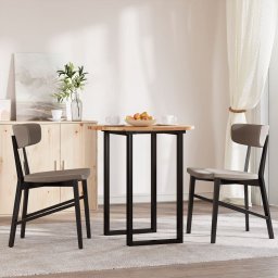 vidaXL Tafelblad rond Ø 50x2 cm massief acaciahout