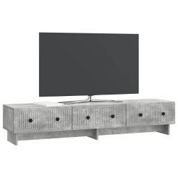 vidaXL TV-kast 147 x 34,5 x 30 cm Betongrijs Bewerkt hout