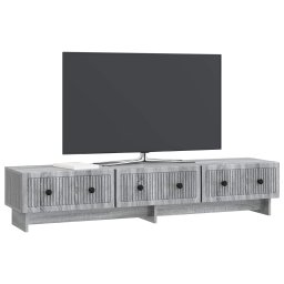 vidaXL TV-kast 147 x 34,5 x 30 cm Grijs sonoma Bewerkt hout