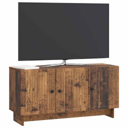 vidaXL TV-kast 99 x 34,5 x 50 cm Oud hout Bewerkt hout