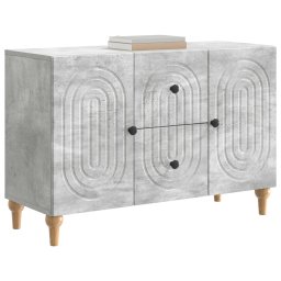 vidaXL TV-kast met lade Betongrijs 89 x 34,5 x 60 cm Bewerkt hout