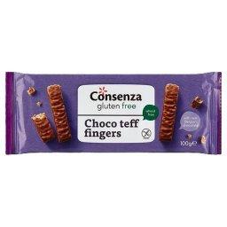 Consenza Gluten Free Choco Teff Fingers