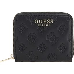 Guess Portemonnee / Portefeuille Dames - Ritsportemonnee - La Femme - Imitatieleer - Zwart