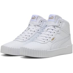 PUMA - maat 38.5 - Carina 3.0 Mid Dames Sneakers - PUMA white
