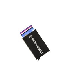 New Rebels Creditcardhouder Zwart RFID