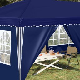 vidaXL Pop-up partytent 575 x 288 x 245 cm Blauw