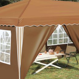 vidaXL Pop-up partytent 575 x 288 x 245 cm Beige