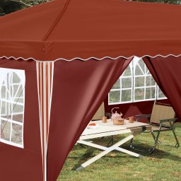 vidaXL Pop-up partytent 575 x 288 x 245 cm Terracotta