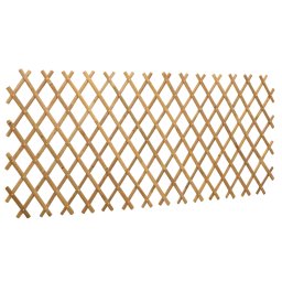 vidaXL Uitvouwbare Trellis Fence 2 st 100 x 105 cm Bamboe Licht Bruin