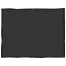 vidaXL Aanhangwagennet 1,5x2,2 m HDPE zwart