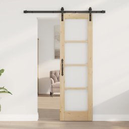 vidaXL Schuifdeur ORKDAL Naturel 61 x 198,5 cm