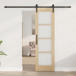 vidaXL Schuifdeur ORKDAL Naturel 61 x 198,5 cm