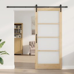 vidaXL Schuifdeur ORKDAL Naturel 93 x 211 cm