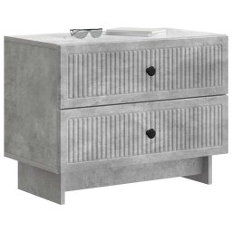 vidaXL Nachtkastje Betongrijs 62 x 34,5 x 47,5 cm Bewerkt hout