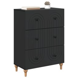 vidaXL Ladenkast Zwart 66 x 34,5 x 90 cm Bewerkt hout