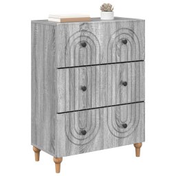 vidaXL Ladenkast Grijs sonoma 66 x 34,5 x 90 cm Bewerkt hout
