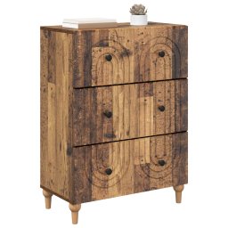 vidaXL Ladenkast Oud hout 66 x 34,5 x 90 cm Bewerkt hout