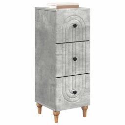 vidaXL Ladenkast 33 x 34,5 x 90 cm Bewerkt hout Betongrijs