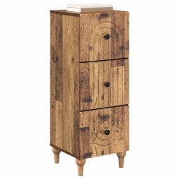 vidaXL Ladenkast 33 x 34,5 x 90 cm Bewerkt hout Oud hout