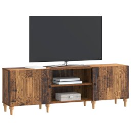 vidaXL TV-kast 150 x 31 x 50 cm Oud hout Bewerkt hout