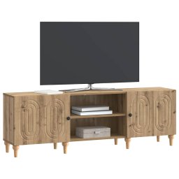 vidaXL TV-kast 150 x 31 x 50 cm Artisanaal eiken Bewerkt hout