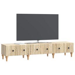 vidaXL TV-kast met lade Sonoma Eiken 147 x 34,5 x 30 cm Bewerkt hout