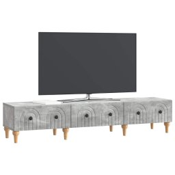 vidaXL TV-kast met lade Betongrijs 147 x 34,5 x 30 cm Bewerkt hout