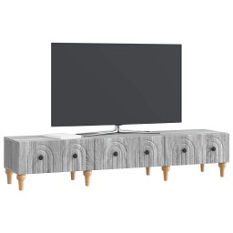 vidaXL TV-kast met lade Grijs sonoma 147 x 34,5 x 30 cm Bewerkt hout