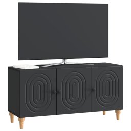 vidaXL TV-kast 99 x 34,5 x 50 cm Zwart Bewerkt hout