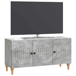 vidaXL TV-kast 99 x 34,5 x 50 cm Betongrijs Bewerkt hout