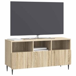 vidaXL TV-kast met lade Sonoma Eiken 102 x 34,5 x 50 cm Bewerkt hout