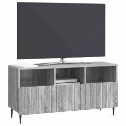 vidaXL TV-kast met lade Grijs sonoma 102 x 34,5 x 50 cm Bewerkt hout