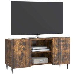vidaXL TV-kast 102 x 34,5 x 52 cm Gerookt eiken Bewerkt hout