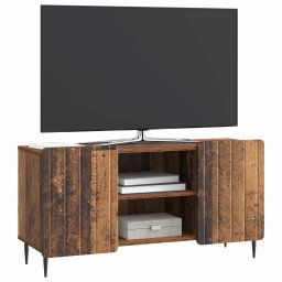 vidaXL TV-kast 102 x 34,5 x 52 cm Oud hout Bewerkt hout