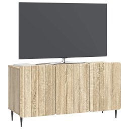 vidaXL TV-kast 99 x 34,5 x 52 cm Sonoma Eiken Bewerkt hout