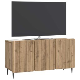 vidaXL TV-kast 99 x 34,5 x 52 cm Artisanaal eiken Bewerkt hout