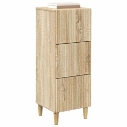 vidaXL Ladenkast Sonoma Eiken 33 x 34,5 x 90 cm Bewerkt hout